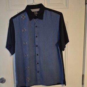 Nat Nast "American Fit" Bowling Shirt Medium. SILK.